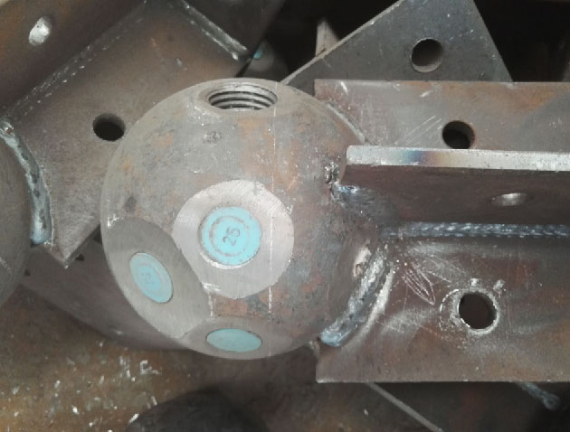 靖江螺栓球球塞，网架配件